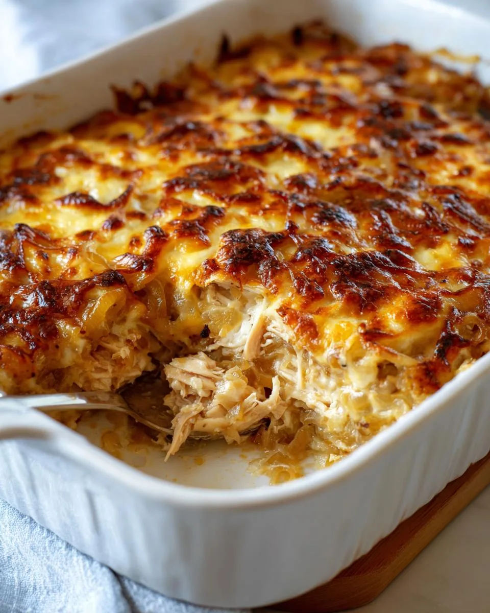 French Onion Chicken Casserole - detail 2