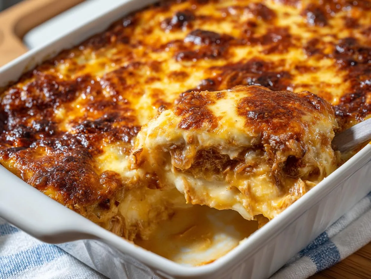 30-Minute French Onion Chicken Casserole That Melts Hearts