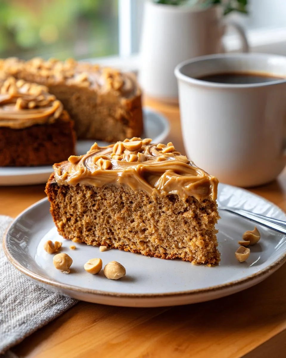Greek Yogurt Peanut Butter Protein Cake - detail 1