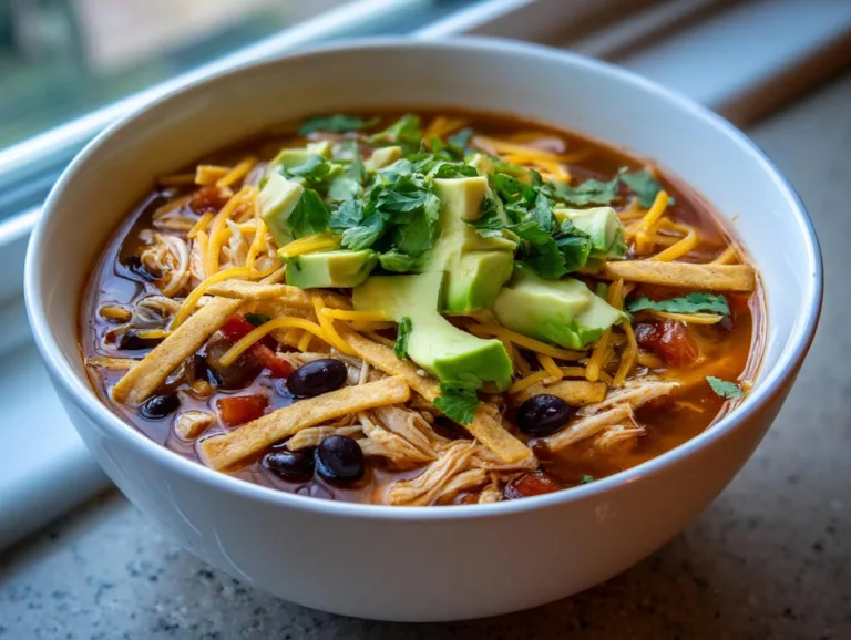 Healthy Chicken Tortilla Soup