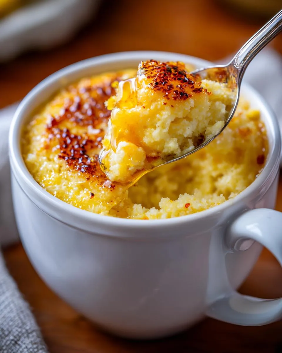 Lemon Cottage Cheese Mug Cake - detail 2