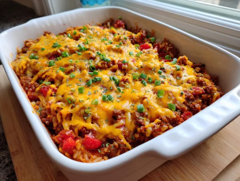 Mexican Ground Beef Rice