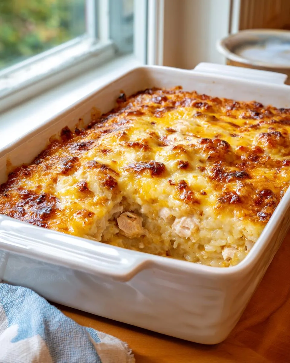 Old School Chicken and Rice Casserole - detail 2