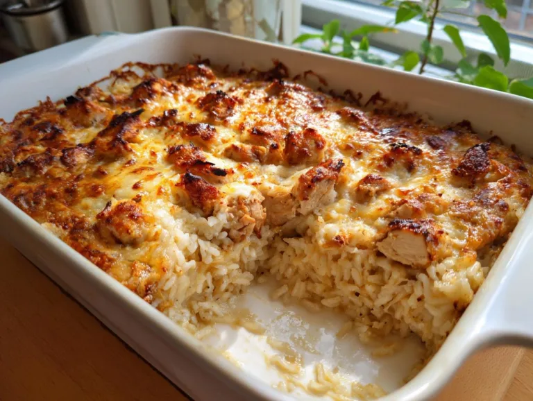 Old School Chicken and Rice Casserole