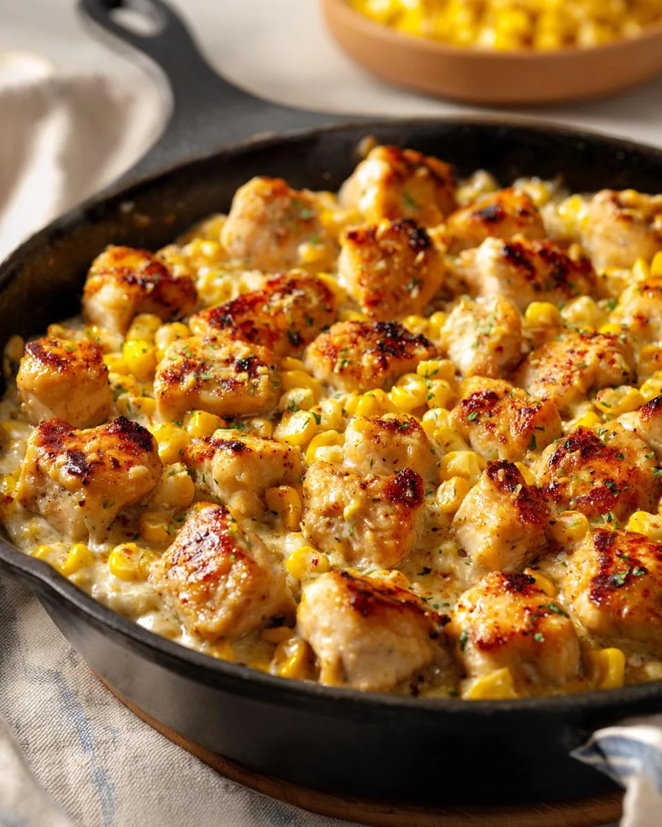 Parmesan Chicken Street Corn Skillet - detail 1