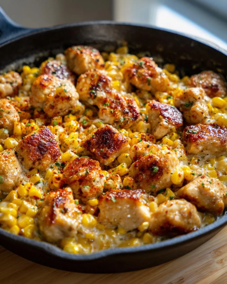 Parmesan Chicken Street Corn Skillet - detail 3