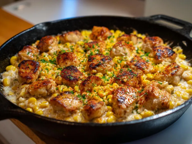 Parmesan Chicken Street Corn Skillet
