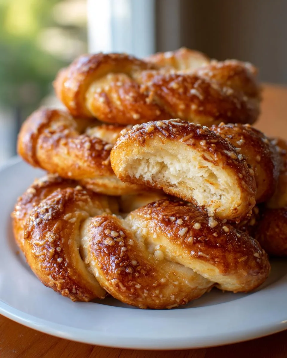 Parmesan Cottage Cheese Bagel Twists - detail 1