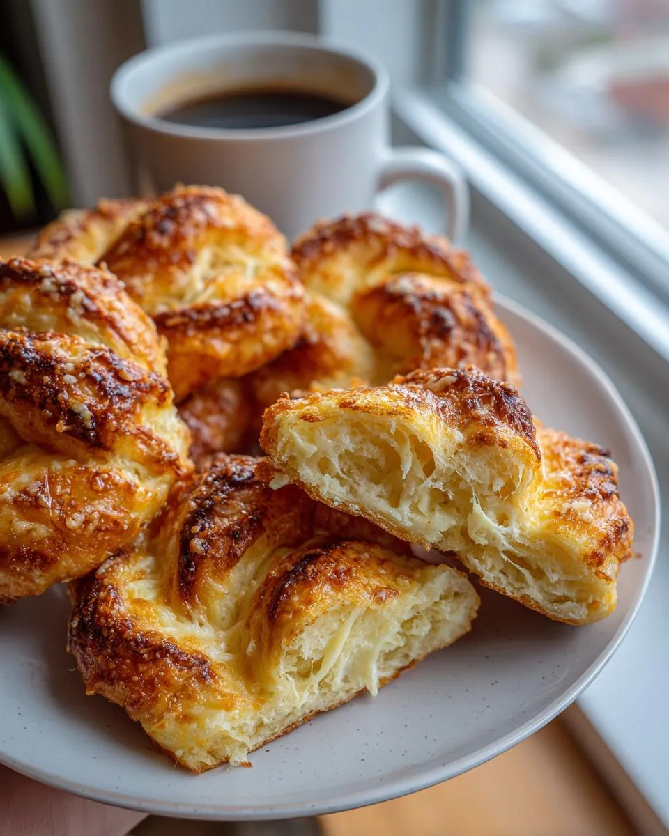 Parmesan Cottage Cheese Bagel Twists - detail 3