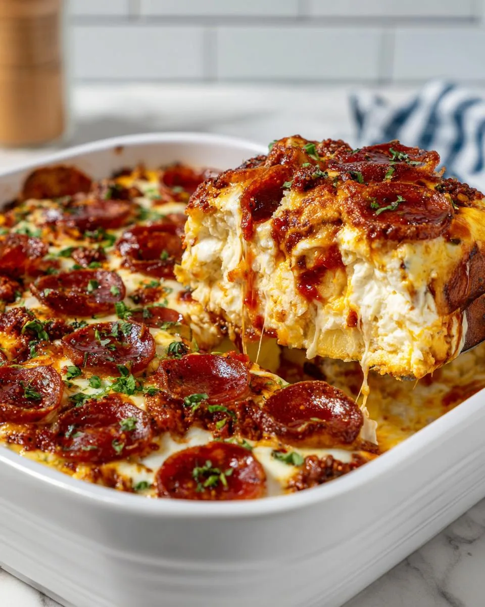 Pizza Cottage Cheese Casserole - detail 2