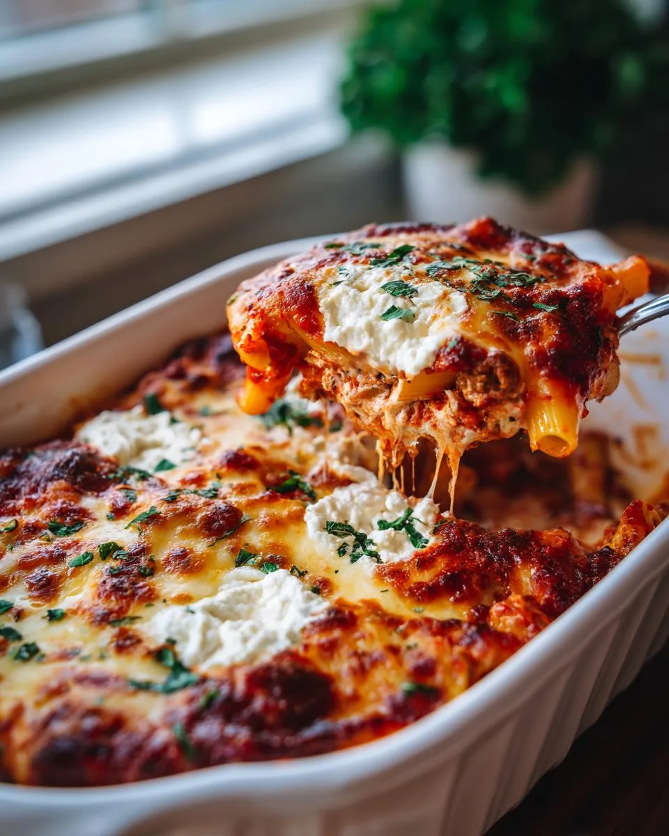 Slow Cooker Baked Ziti - detail 1