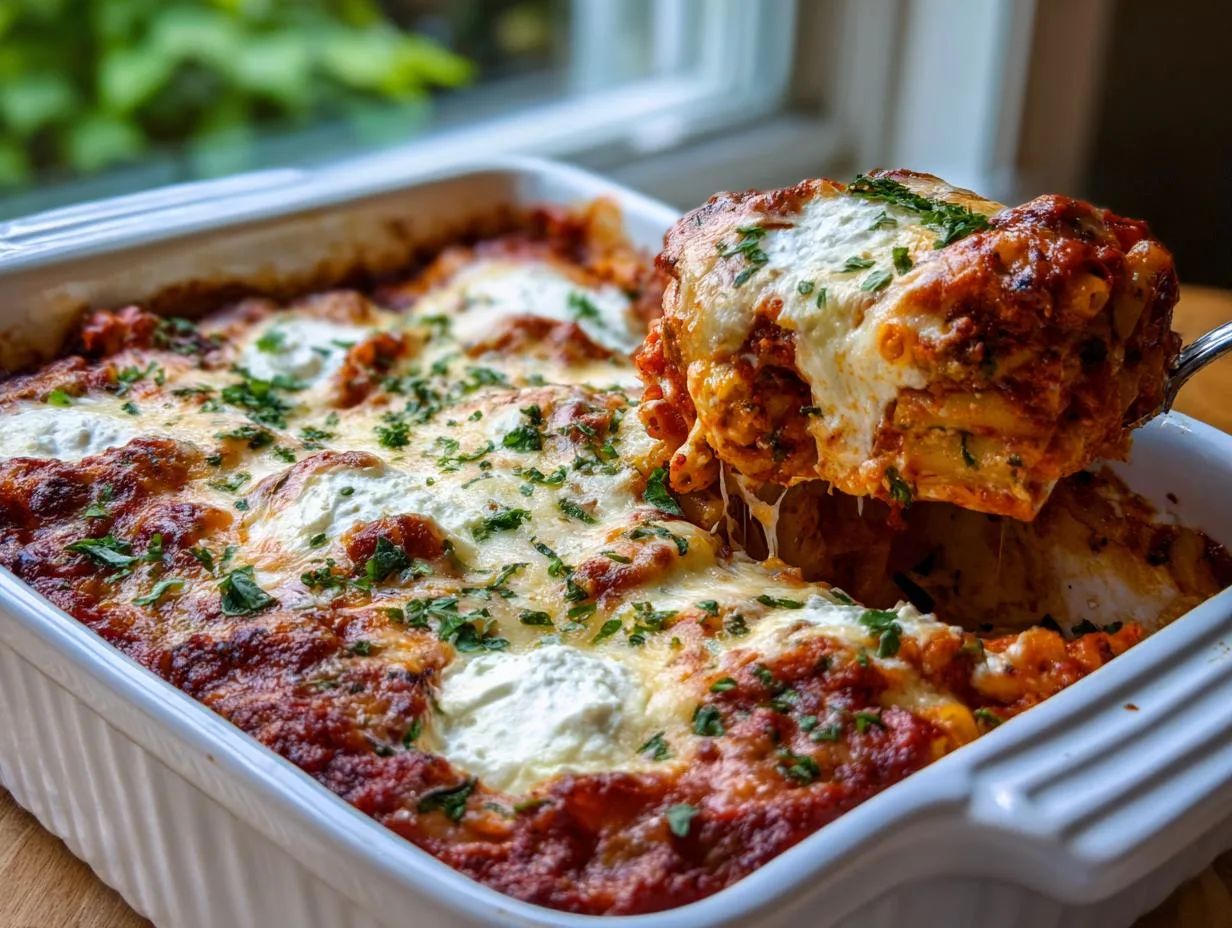 Slow Cooker Baked Ziti: 7-Ingredient Cheesy Comfort Magic