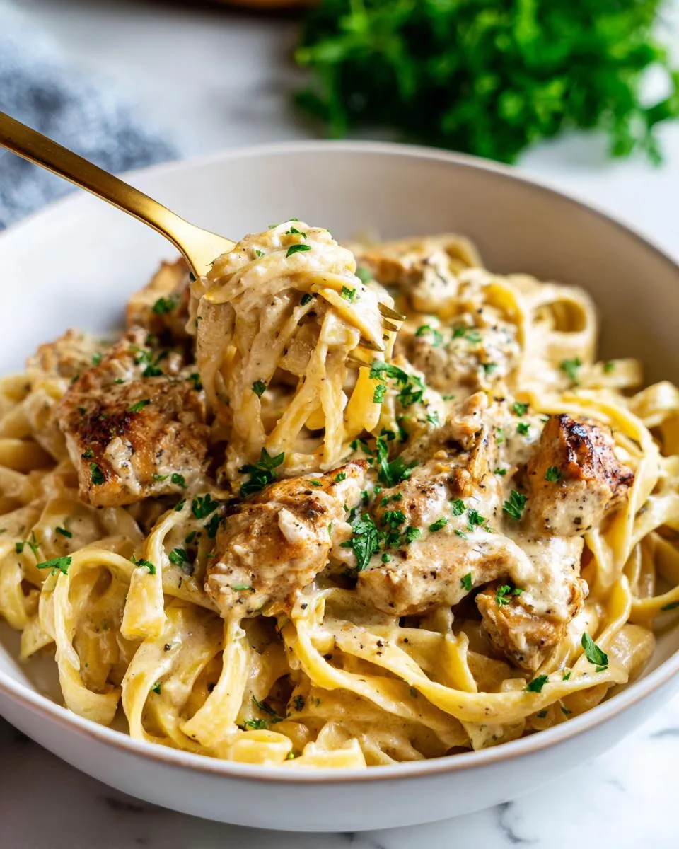 Slow Cooker Cajun Chicken Alfredo - detail 1