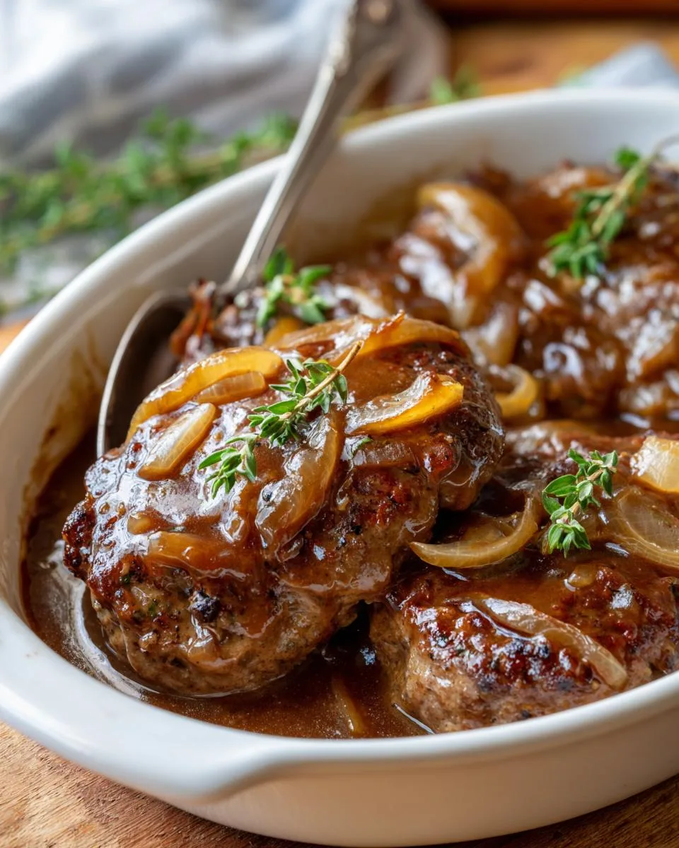 Slow Cooker Salisbury Steak - detail 1