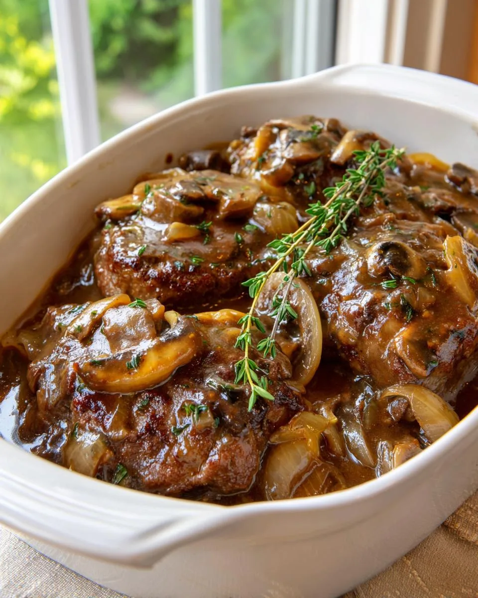 Slow Cooker Salisbury Steak - detail 2