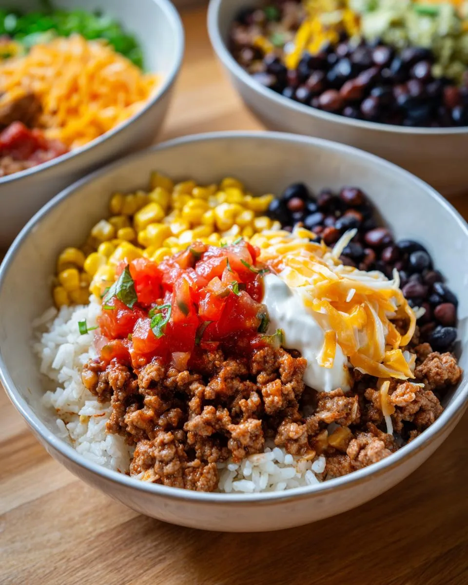 Slow Cooker Taco Bowls - detail 2