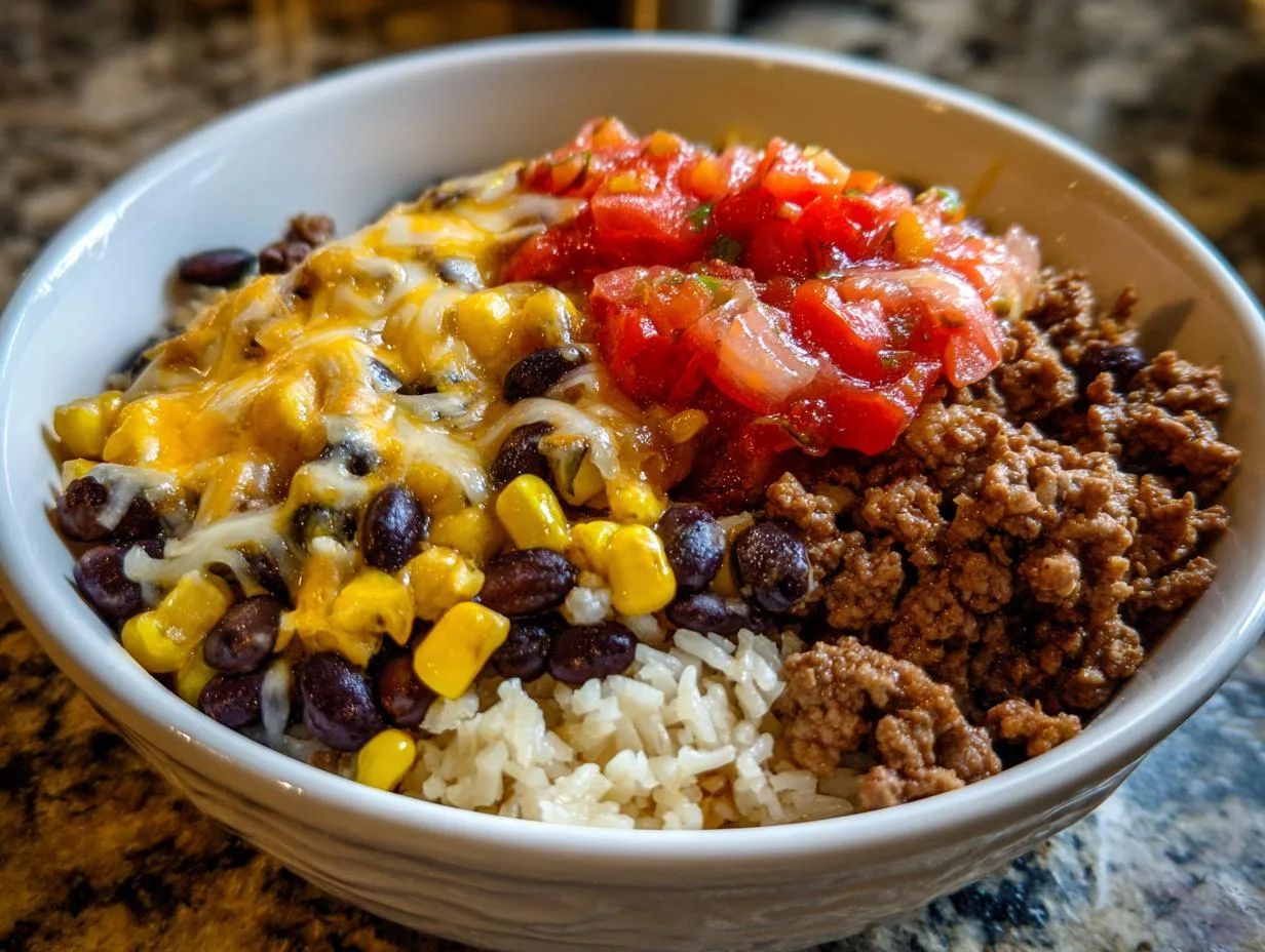 Slow Cooker Taco Bowls: 3-Ingredient Magic for Busy Moms