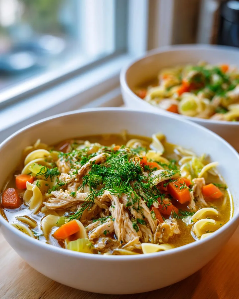 Stovetop Chicken Noodle Soup - detail 2