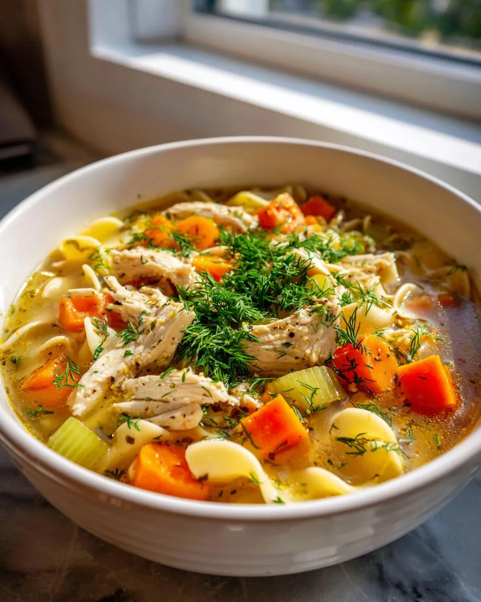 Stovetop Chicken Noodle Soup - detail 3