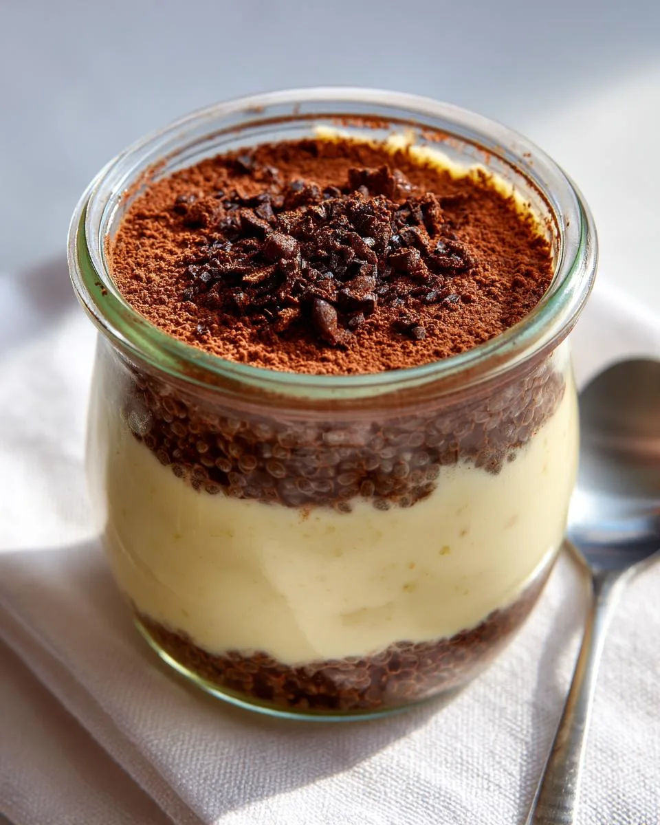 Tiramisu Chia Pudding - detail 2
