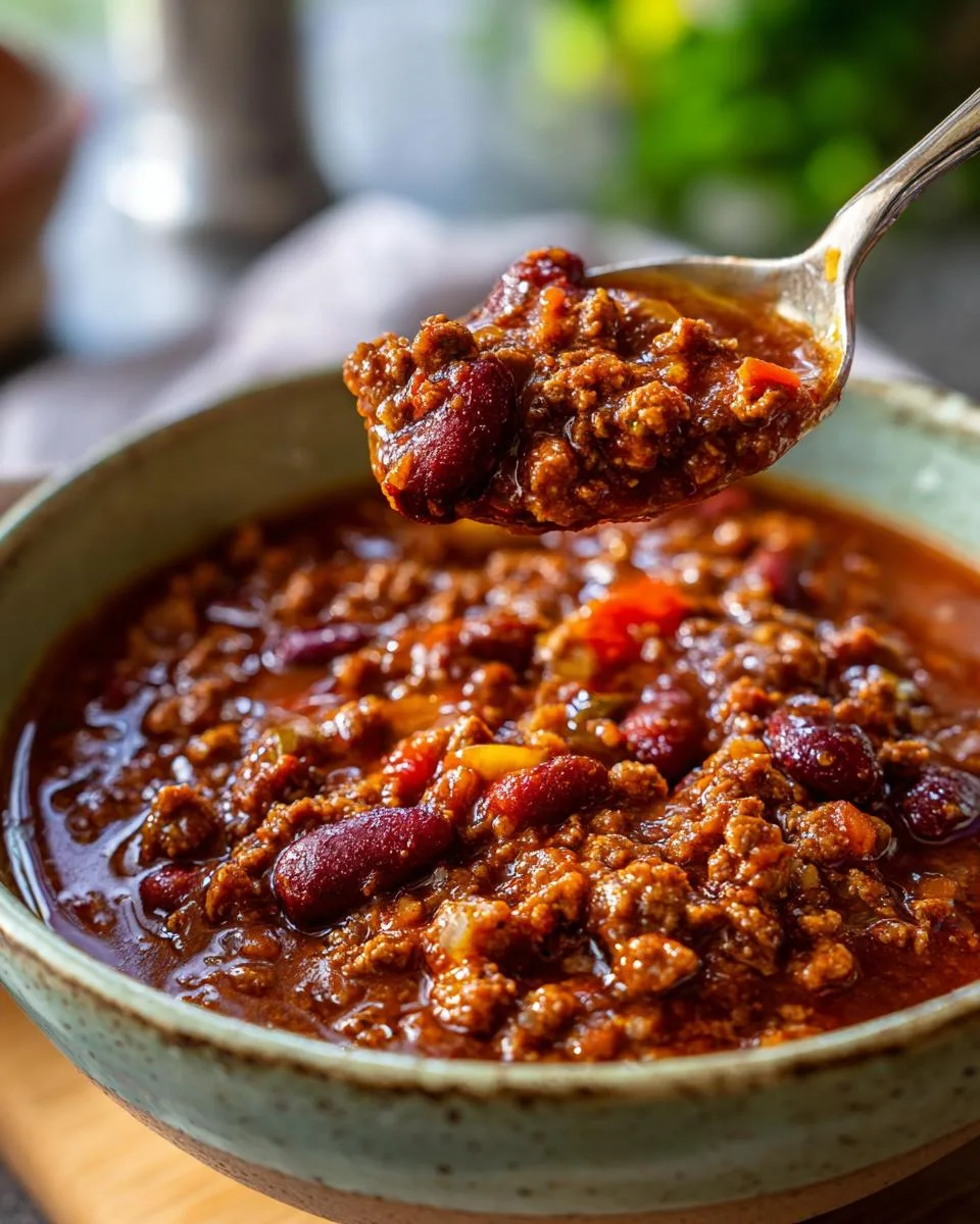 chili recipe with molasses - detail 1