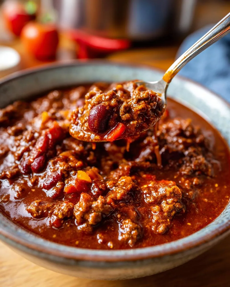 chili recipe with molasses - detail 3