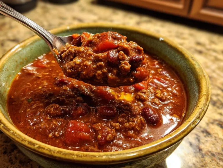 chili recipe with molasses