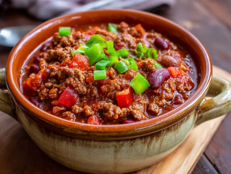 chilli with fresh tomatoes