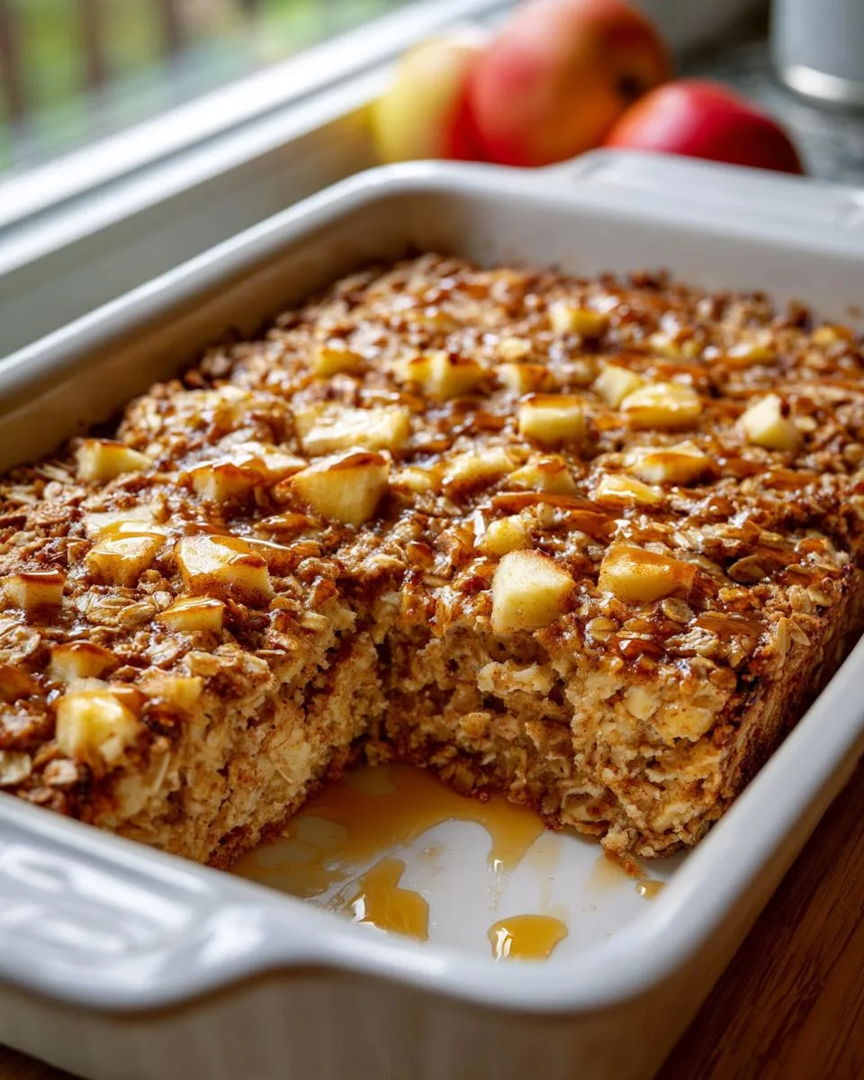 Apple Maple Oat Slab - detail 2