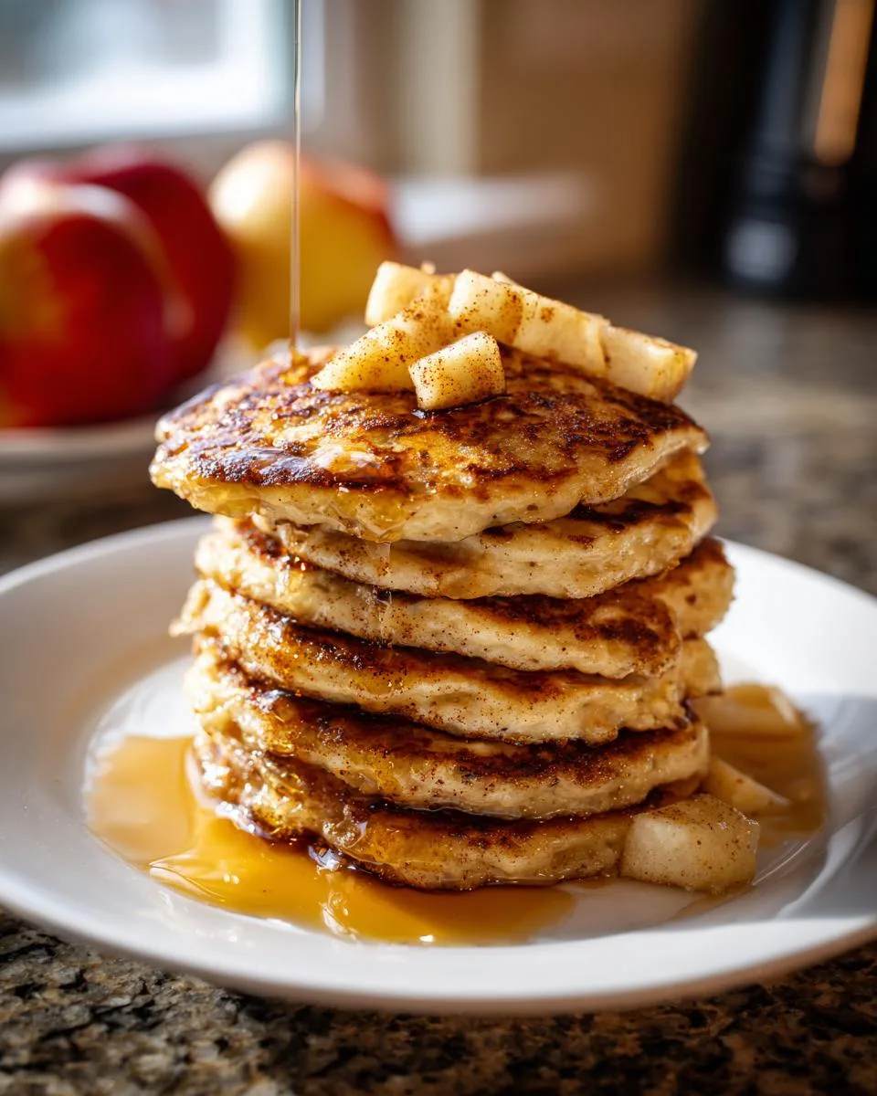 Apple Pie Cottage Cheese Pancakes - detail 1