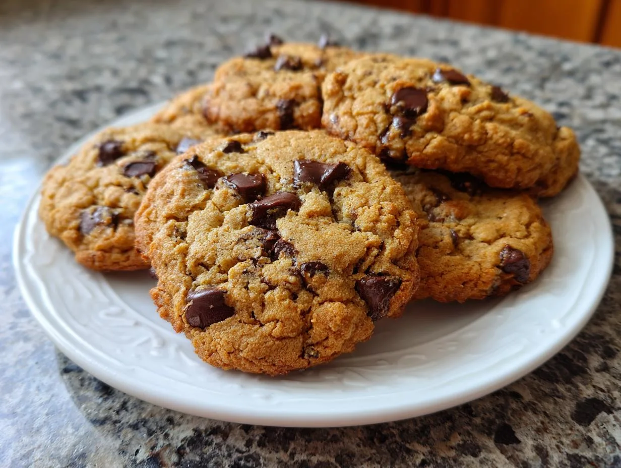 Delightful Banana Chocolate Chip Cookies with 4g Protein