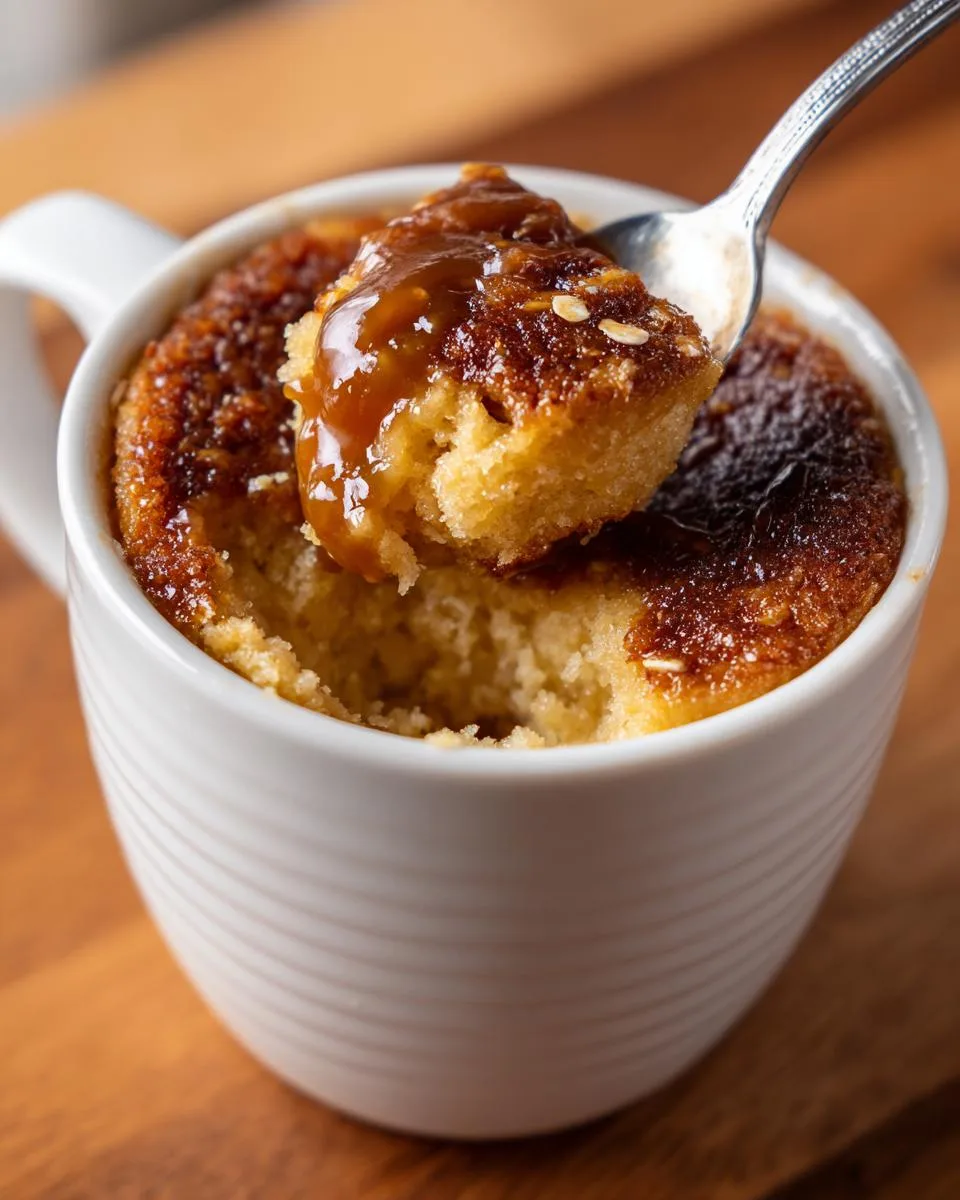 Banana Oat Microwave Mug Cake - detail 1