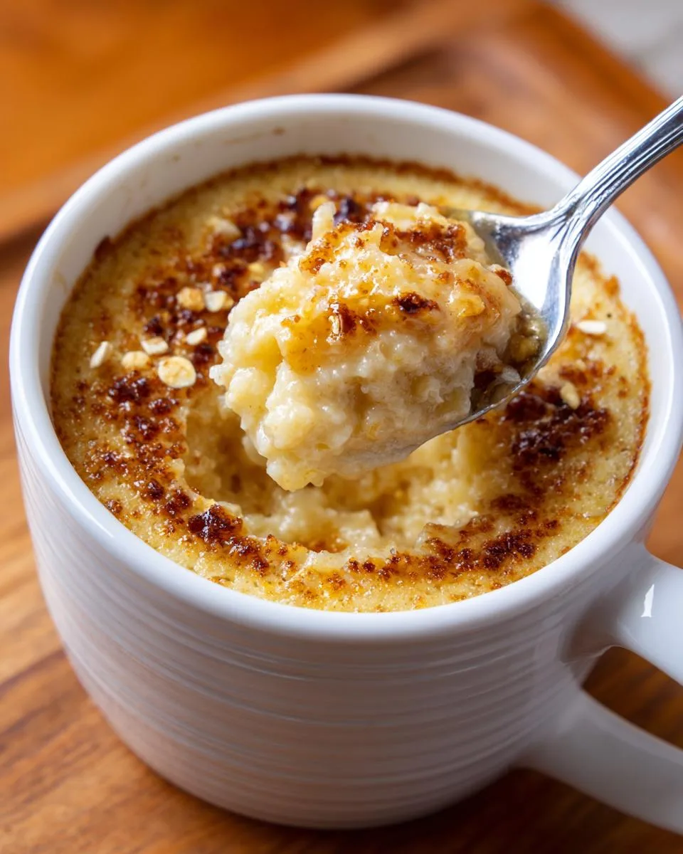 Banana Oat Microwave Mug Cake - detail 2