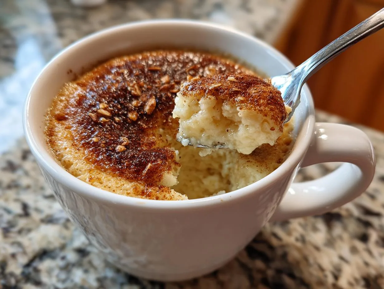 5-Minute Banana Oat Microwave Mug Cake – Heaven in a Mug