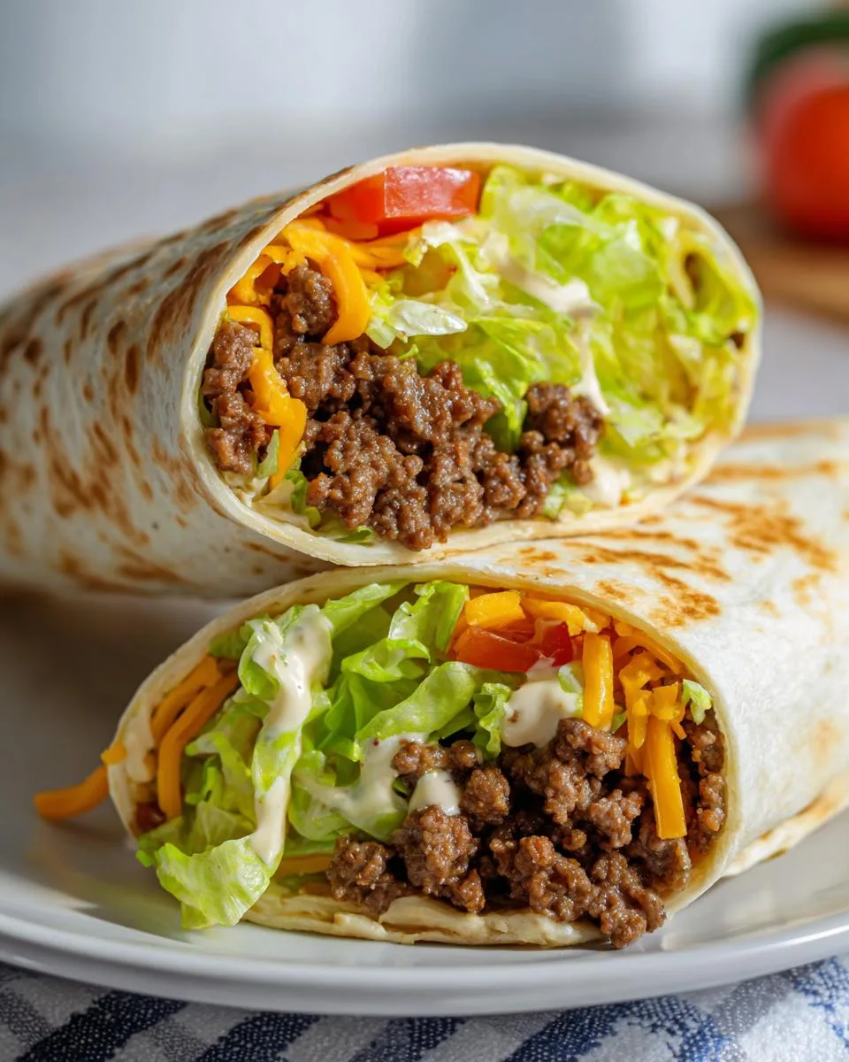 Big Mac Wraps Recipe - detail 2