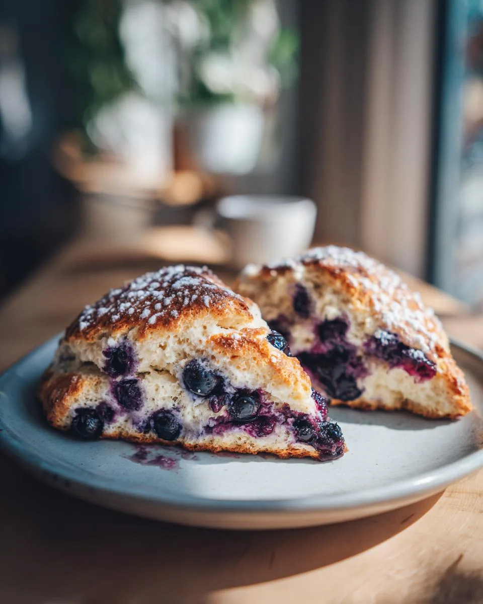 Blueberry Greek Yogurt Scones - detail 2