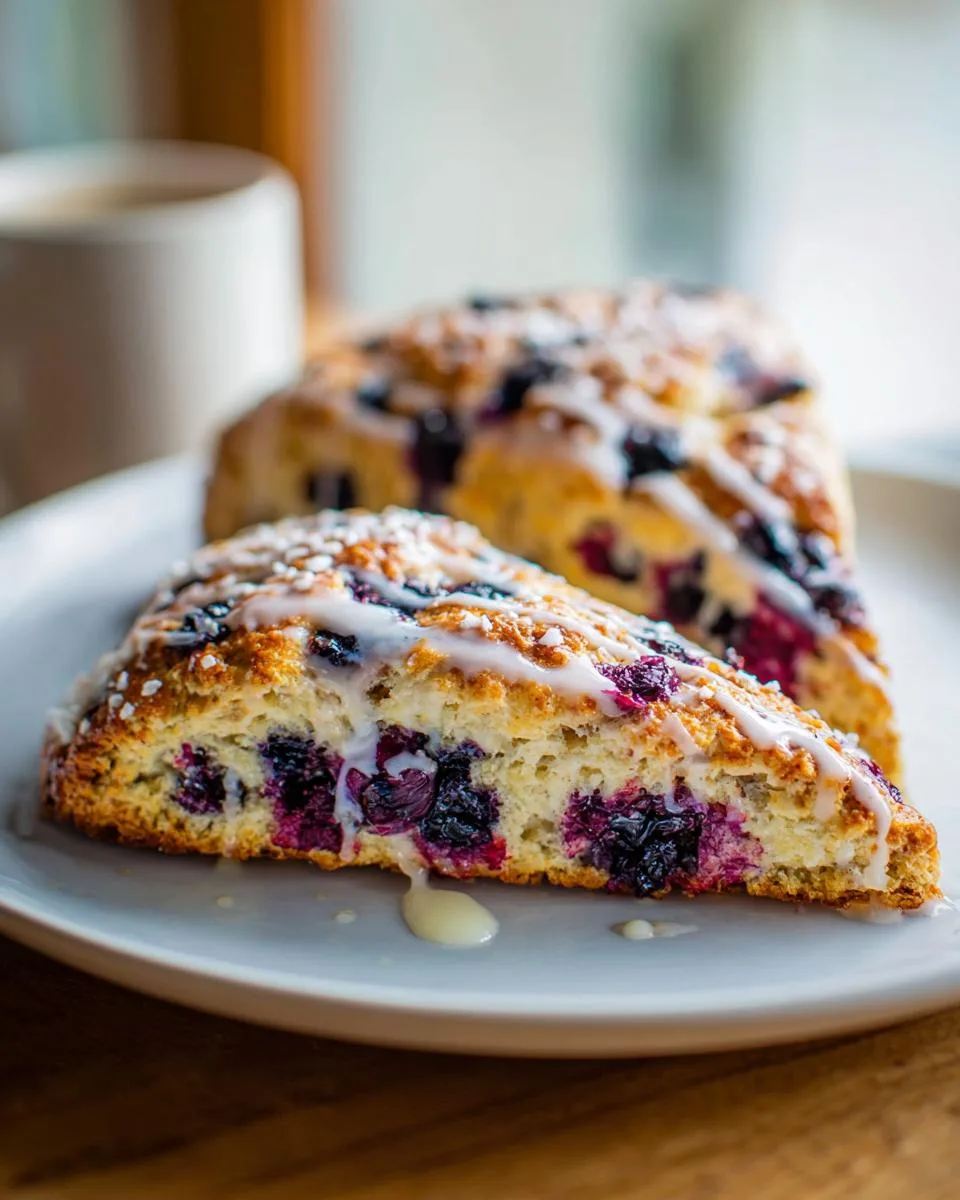 Blueberry Greek Yogurt Scones - detail 3