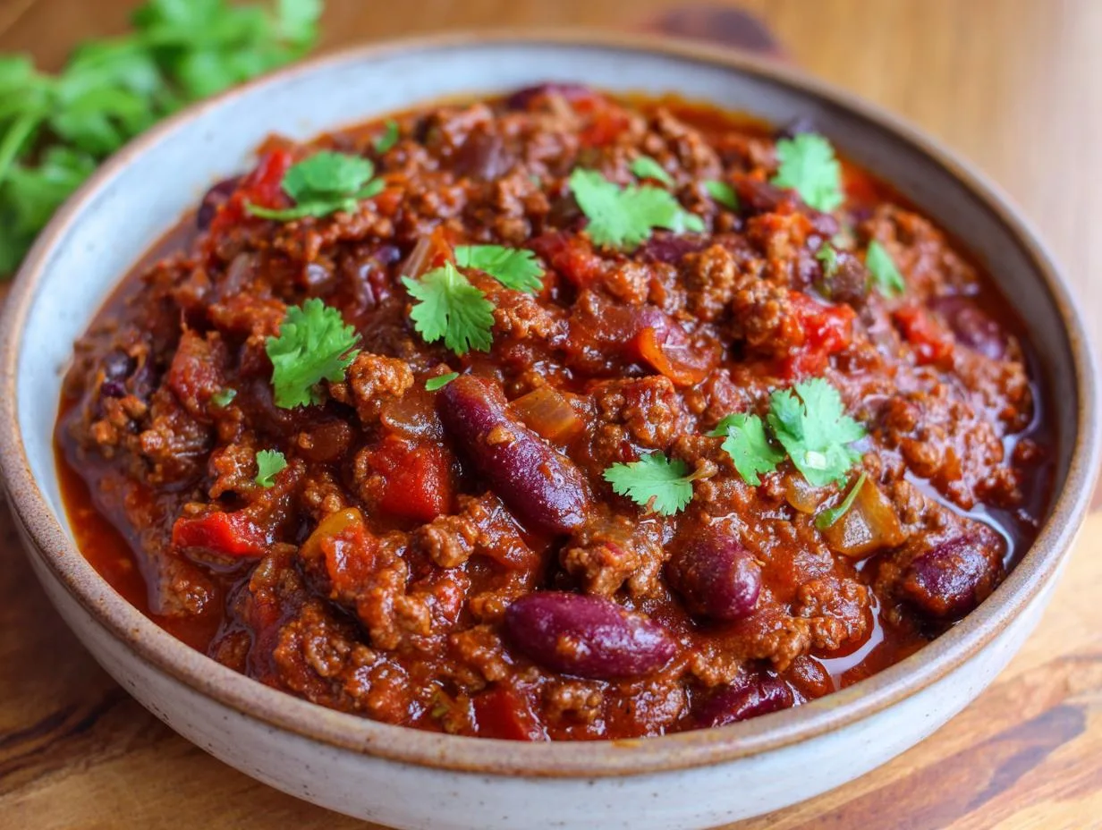 Bourbon Glazed Beef Chili: 1 Pot of Heartwarming Perfection