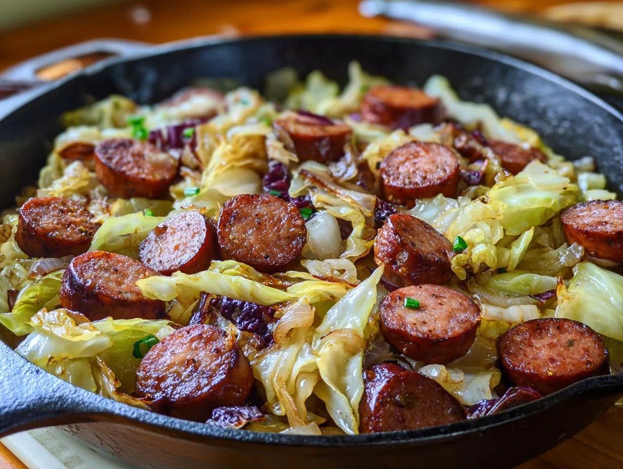 30-Minute Cabbage And Sausage Recipe – Easy & Delicious
