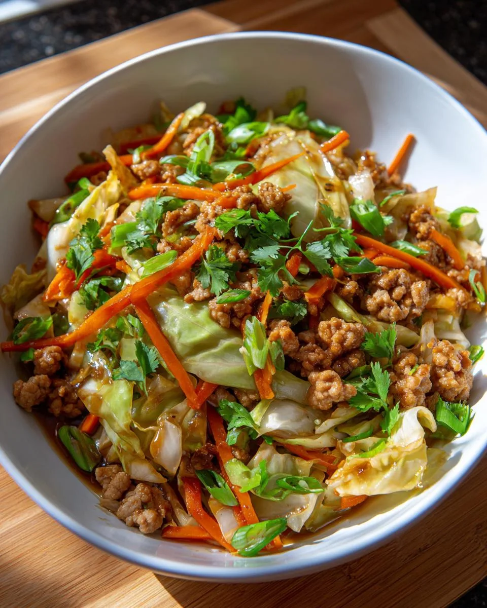 Cabbage Stir Fry - detail 1