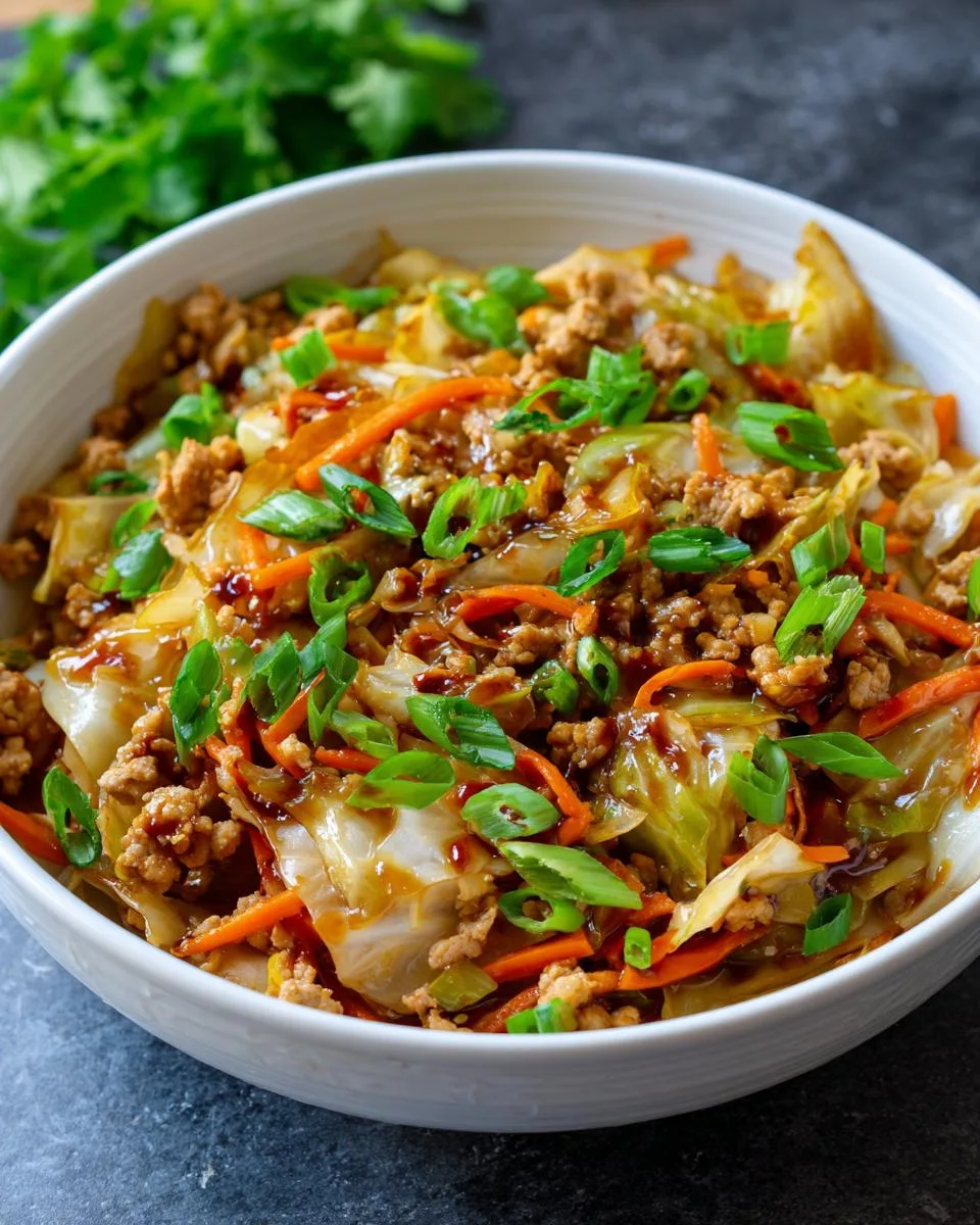 Cabbage Stir Fry - detail 2