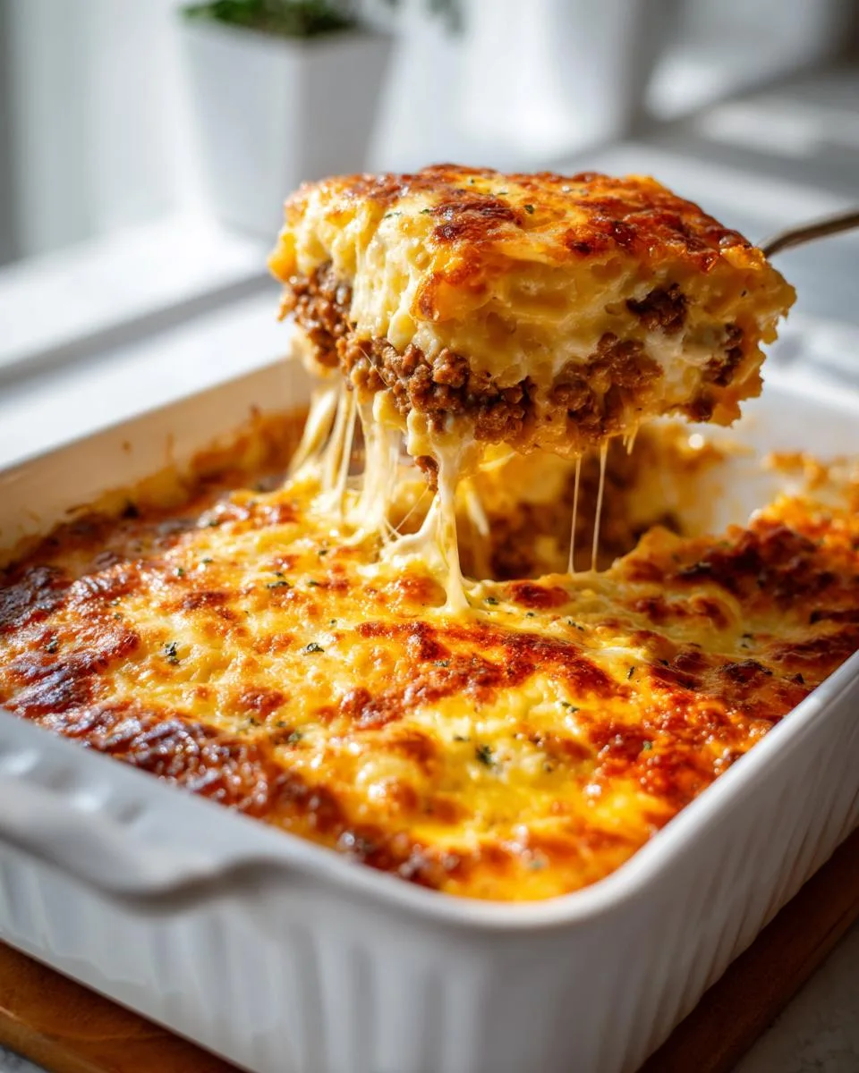 Cauliflower and Cheddar Mac Bake - detail 1