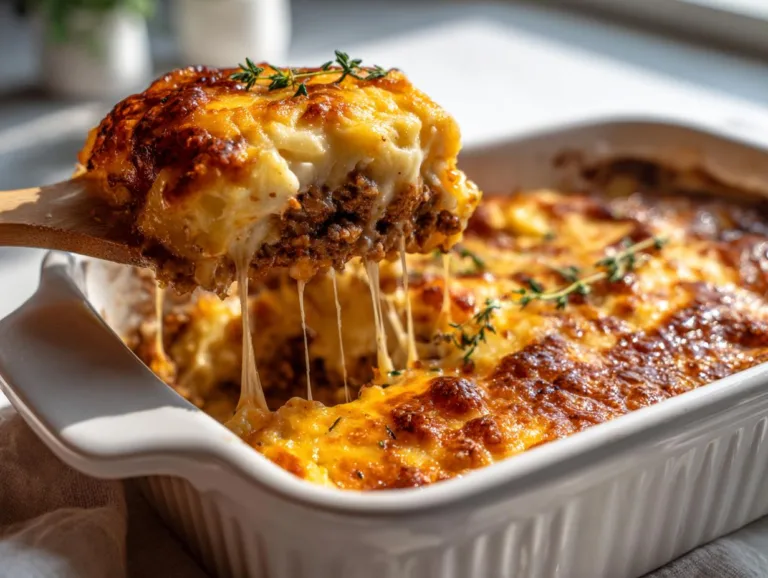 Cauliflower and Cheddar Mac Bake