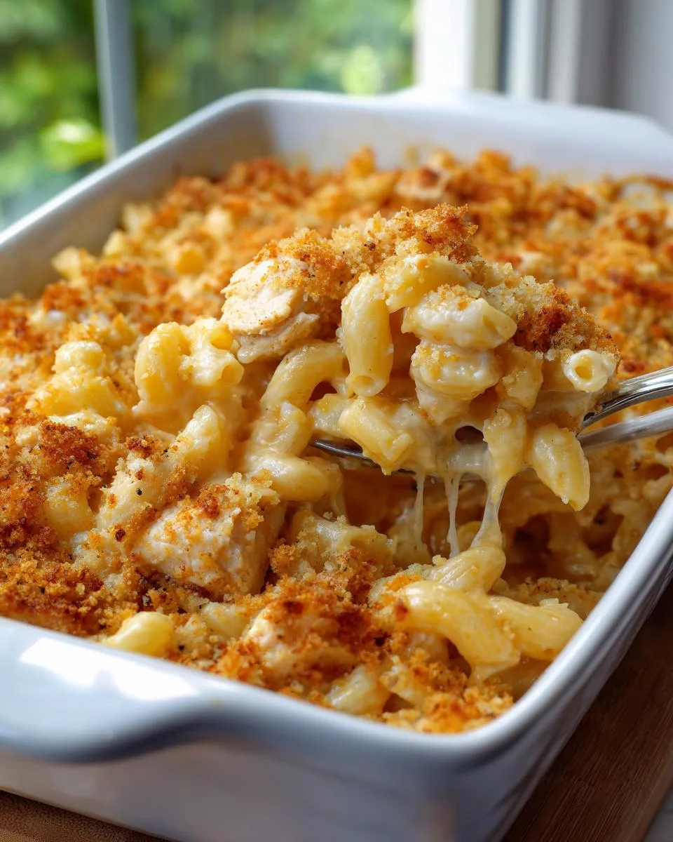 Cheesy Chicken Pasta Bake - detail 1
