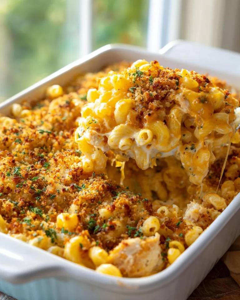 Cheesy Chicken Pasta Bake