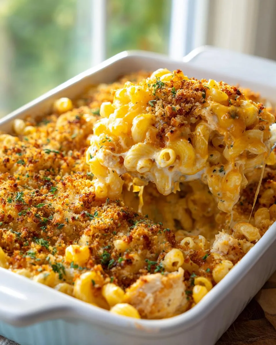 Irresistible Cheesy Chicken Pasta Bake in 40 Minutes