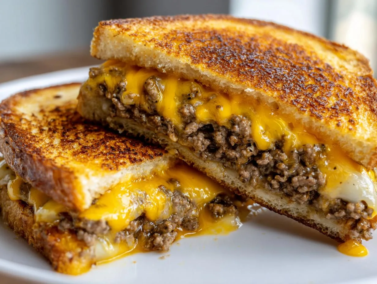 Irresistible Cheesy Ground Beef Melt in Just 25 Minutes