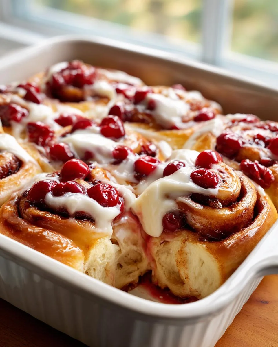 Cherry Cinnamon Rolls Recipe - detail 1