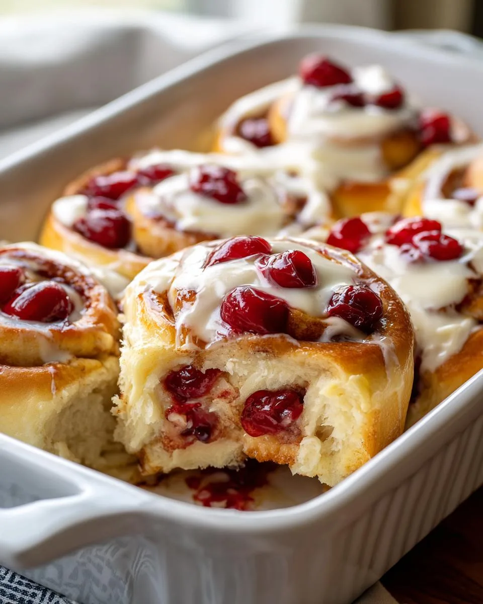 Cherry Cinnamon Rolls Recipe - detail 3