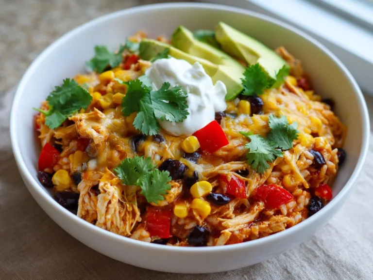 Chicken Cottage Cheese Enchilada Bowls